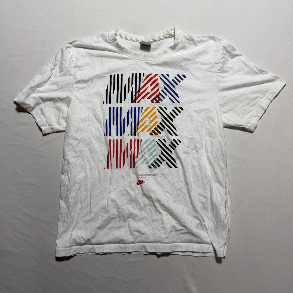 Vintage Nike Air Heritage Collection Mark Thede Air Max Graphic Tee Shirt S